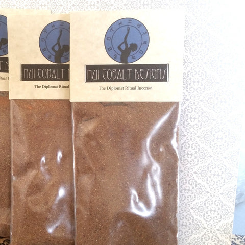 The Diplomat Ritual Incense - Nui Cobalt Designs