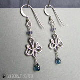 A Dream in Winter Earrings - Nui Cobalt Designs - 3