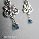 A Dream in Winter Earrings - Nui Cobalt Designs - 2