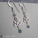 A Dream in Winter Earrings - Nui Cobalt Designs - 4