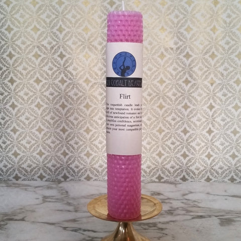Flirt Enchanted Candle - Nui Cobalt Designs