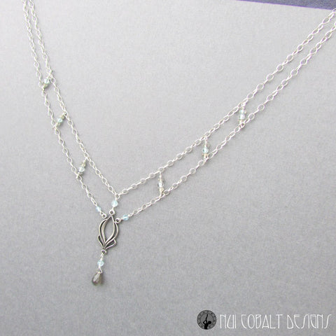 Grand Pas de Deux Necklace - Nui Cobalt Designs - 4