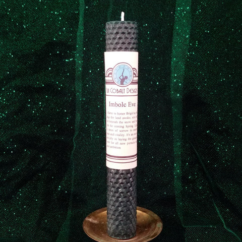 Imbolc Eve Enchanted Candle