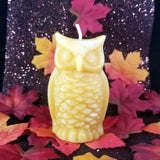 Beeswax Owl Candle
