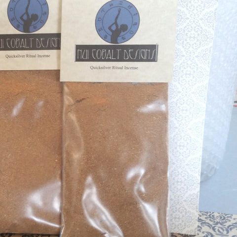 Quicksilver Ritual Incense - Nui Cobalt Designs