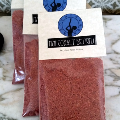 Sexytime Ritual Incense - Nui Cobalt Designs