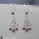 The Spider's Stratagem Earrings - Nui Cobalt Designs - 2