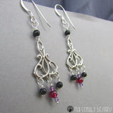 The Spider's Stratagem Earrings - Nui Cobalt Designs - 3