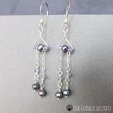 The Stroke of Midnight Earrings - Nui Cobalt Designs - 1