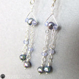 The Stroke of Midnight Earrings - Nui Cobalt Designs - 3