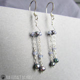 The Stroke of Midnight Earrings - Nui Cobalt Designs - 2