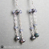 The Stroke of Midnight Earrings - Nui Cobalt Designs - 4